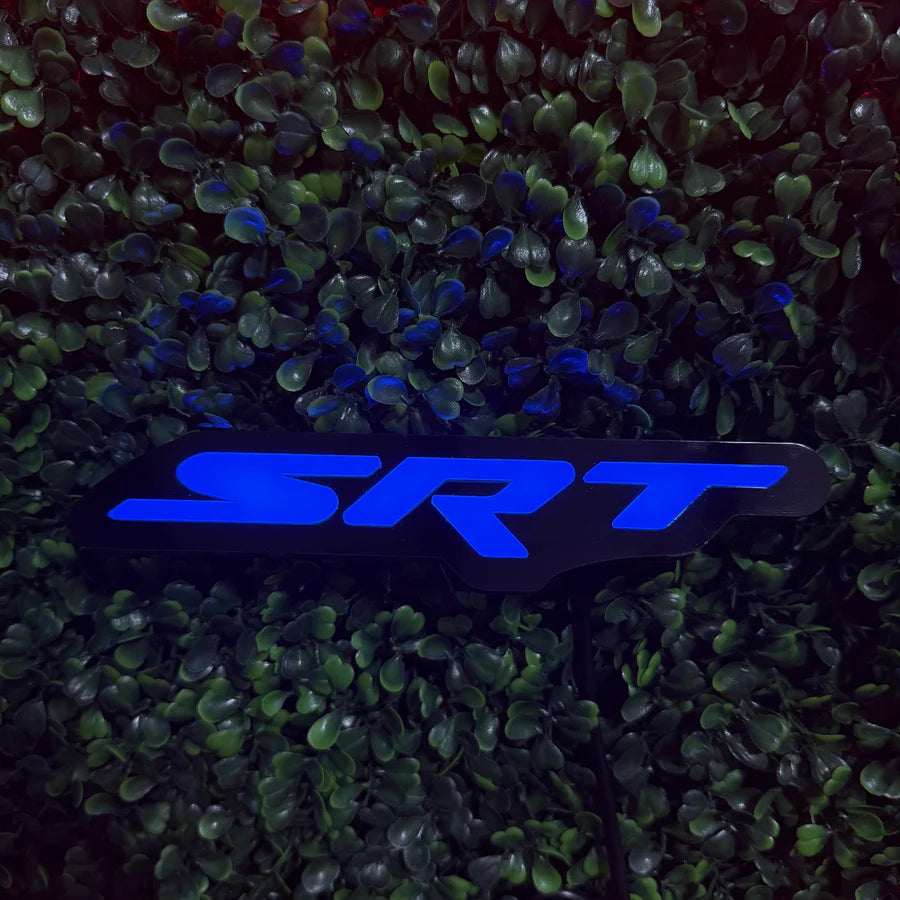 SRT RGB LED Badge β Bluetooth + Remote Controlled (Color Changing Emblem)