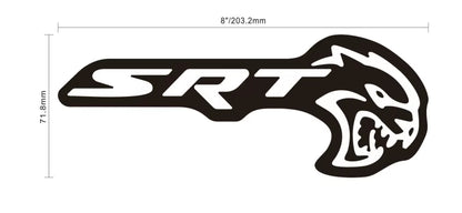 SRT RGB LED Badges – Bluetooth + Remote Controlled (Color Changing Emblem)