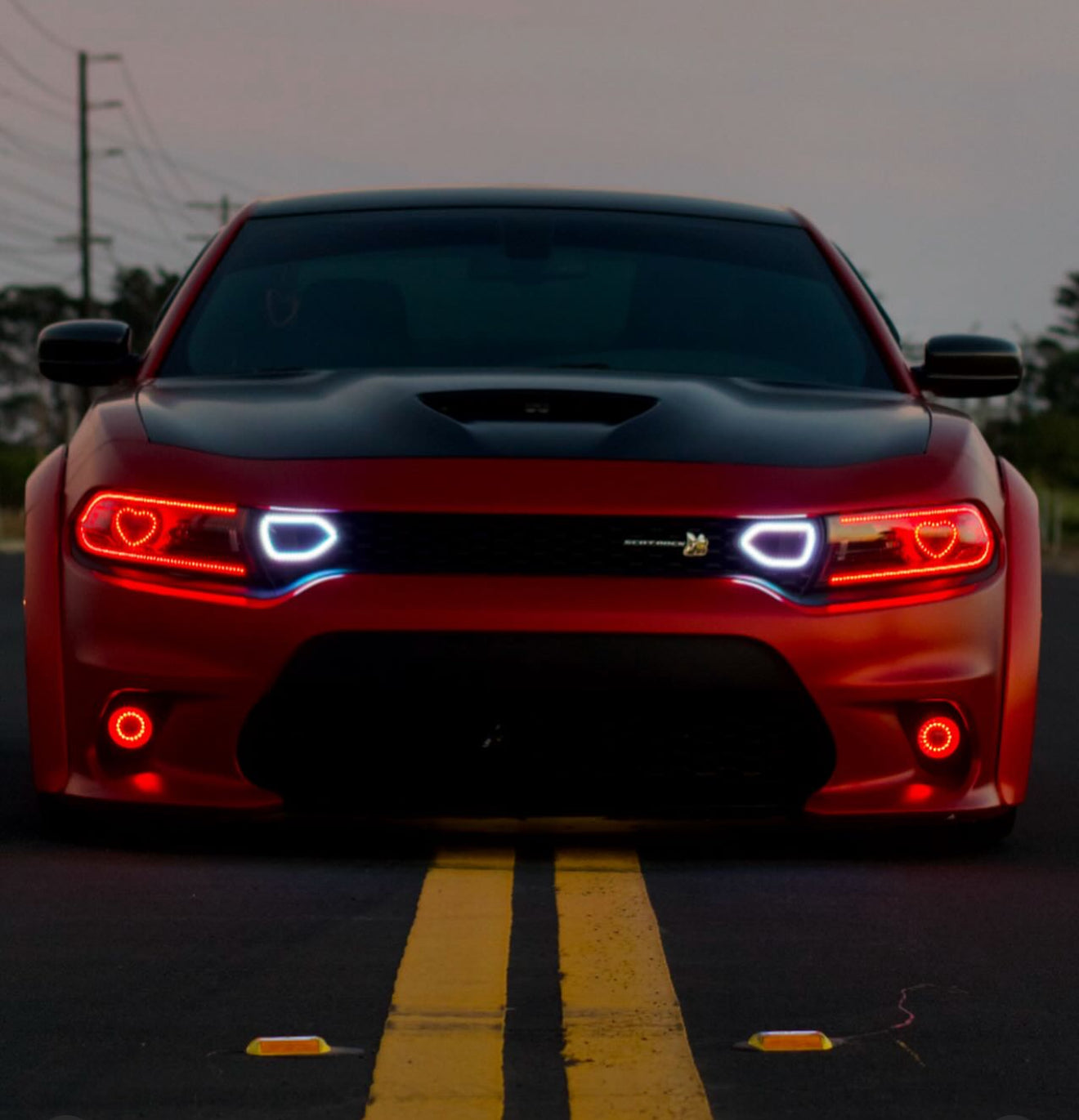 RGB Flow Headlights for Dodge Charger (2015–2023)