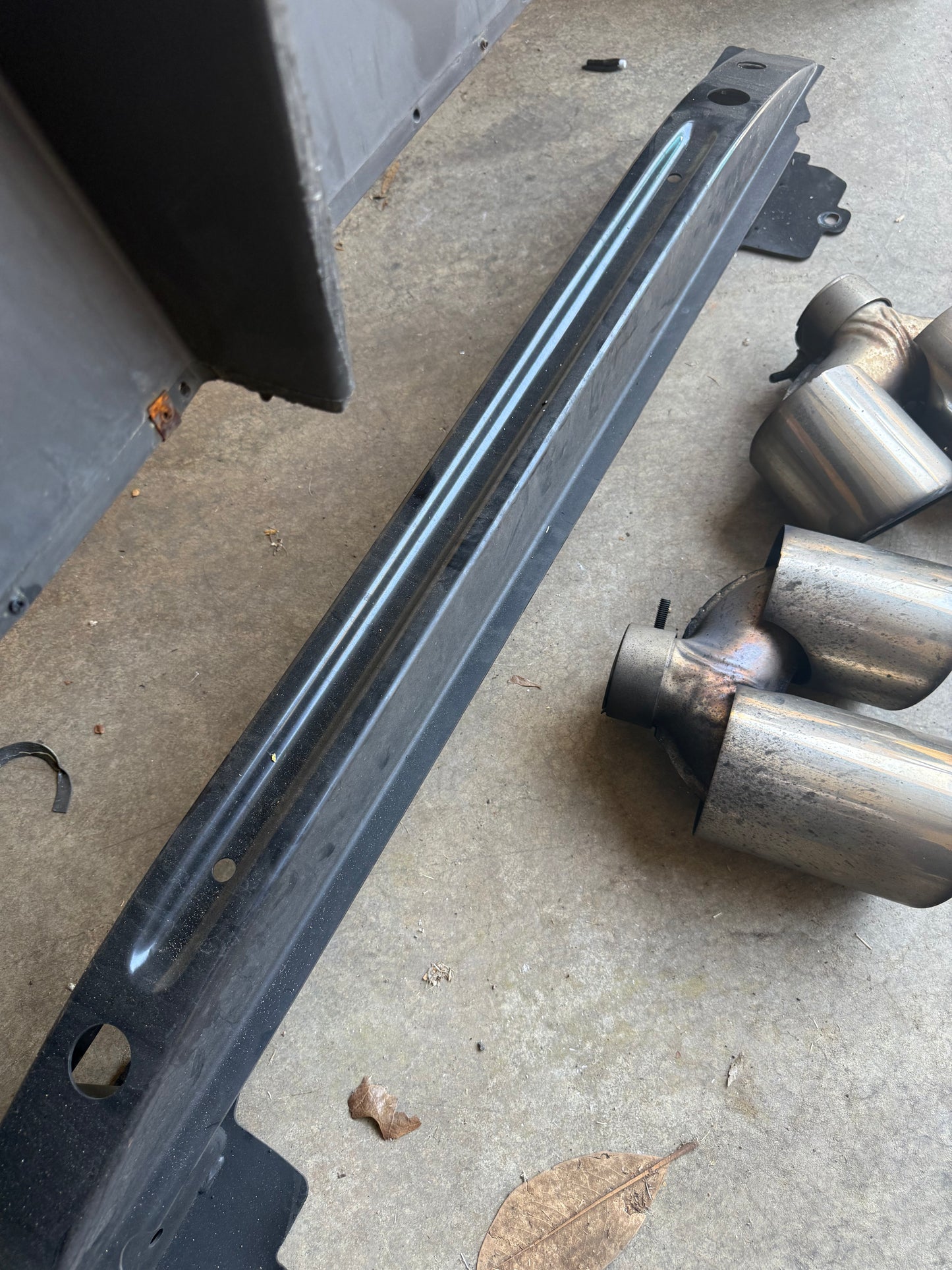 USED Alfa Romeo Giulia QV Back Bumper with Tailpipes and Push Bar