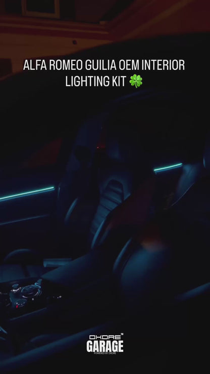 Alfa Romeo Ambient Lighting Kit – OEM-Style RGB Interior (Plug/Wire & Play)